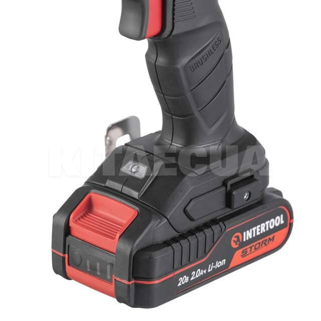 Шуруповерт аккумуляторный 2.0-Ач 200Нм Intertool (WT-0362) - 3