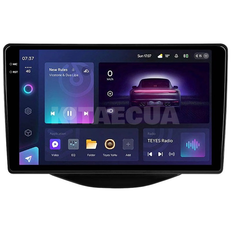 Штатна магнітола CC3 2k 4+32Gb 9" Peugeot 108 2014-2021 (F2) Teyes (42446)