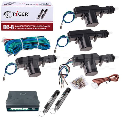 Центральные замки + пульт Tiger (RC-8)