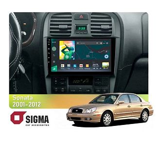 Штатная магнитола X9464 4+64 ГБ 9" Hyundai Sonata EF 2001-2012 SIGMA4car
