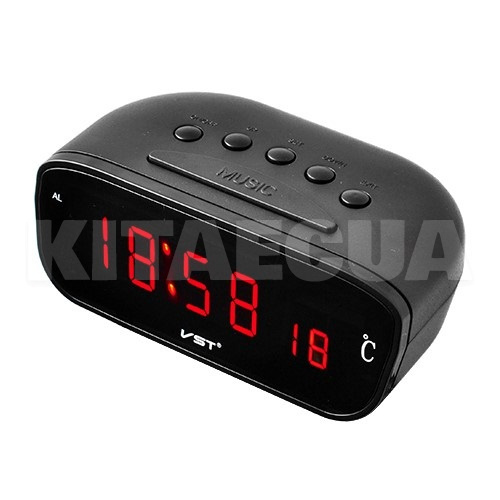 Автомобильные часы с внутренним и наружным термометром 803С-1 VST (24000150)