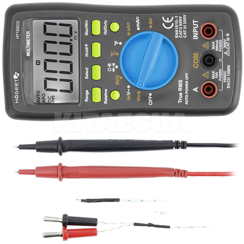 Мультиметр цифровой 0-600В HT1E603 HOGERT (HT1E603) - 2