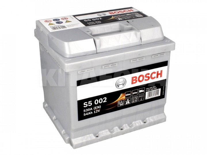 Аккумулятор автомобильный 54Ач 530А "+" справа Bosch (0092S50020)
