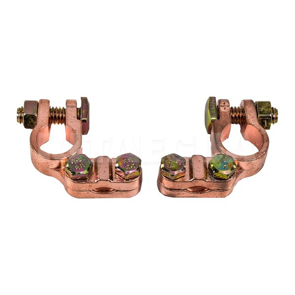 Клеми акумуляторні (-/+) обмежені з притискною планкою (комплект) Дорожня карта (DK-TZ304)