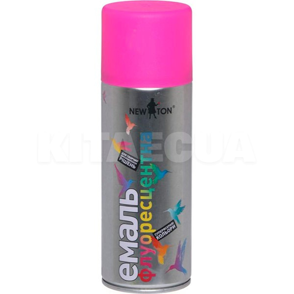 Краска-эмаль флуоресцентная 400мл розовая NEW TON (57939-NEW-TON)
