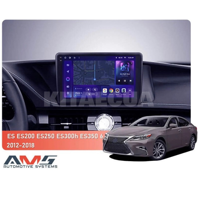 Штатна магнітола MOSS M3 4+32 ГБ Lexus ES 350 6 2012-2018 (C) AMS (50105) - 2