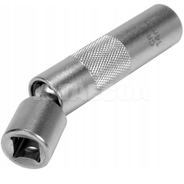 Головка свічкова 12-гранна тонкостінна 14 мм 3/8" 98 мм YATO (YT-38516) - 2