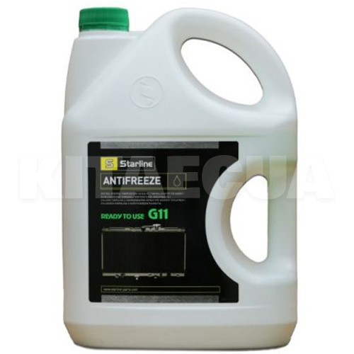 Антифриз зеленый 4л G11 -40 °C STARLINE (S ANTIFREEZE GREEN 4)