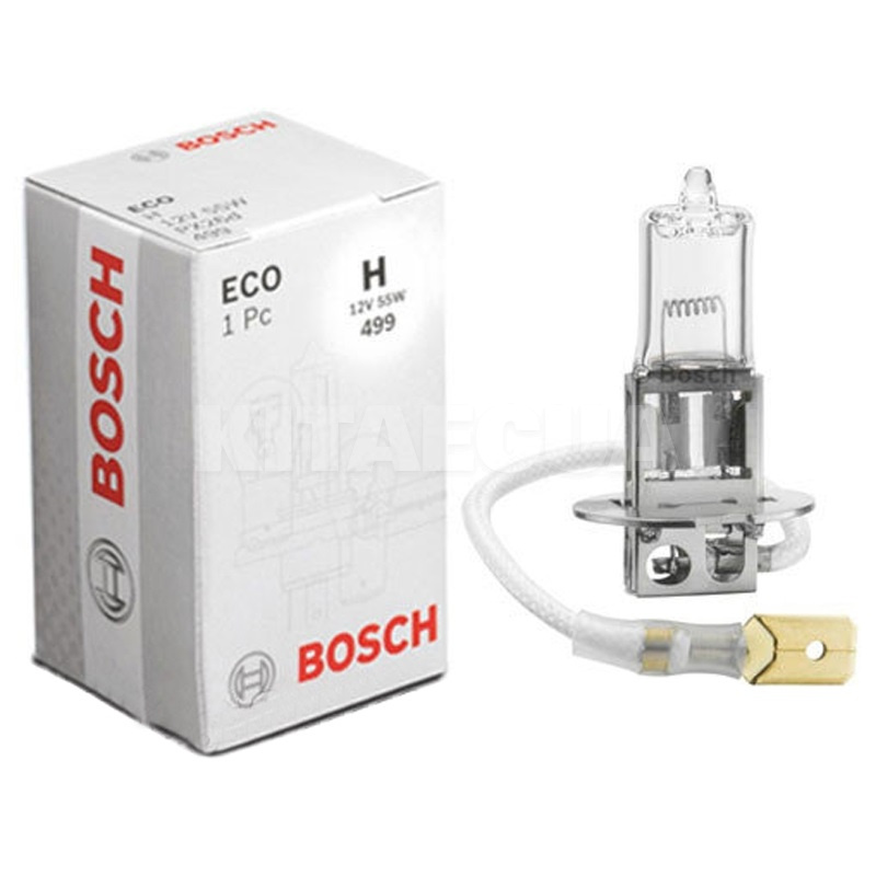 Галогеновая лампа H3 12V 55W Eco Bosch (BO 1987302802) - 2