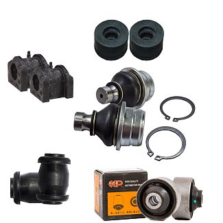 Комплект передньої підвіски (спідниця по центру)