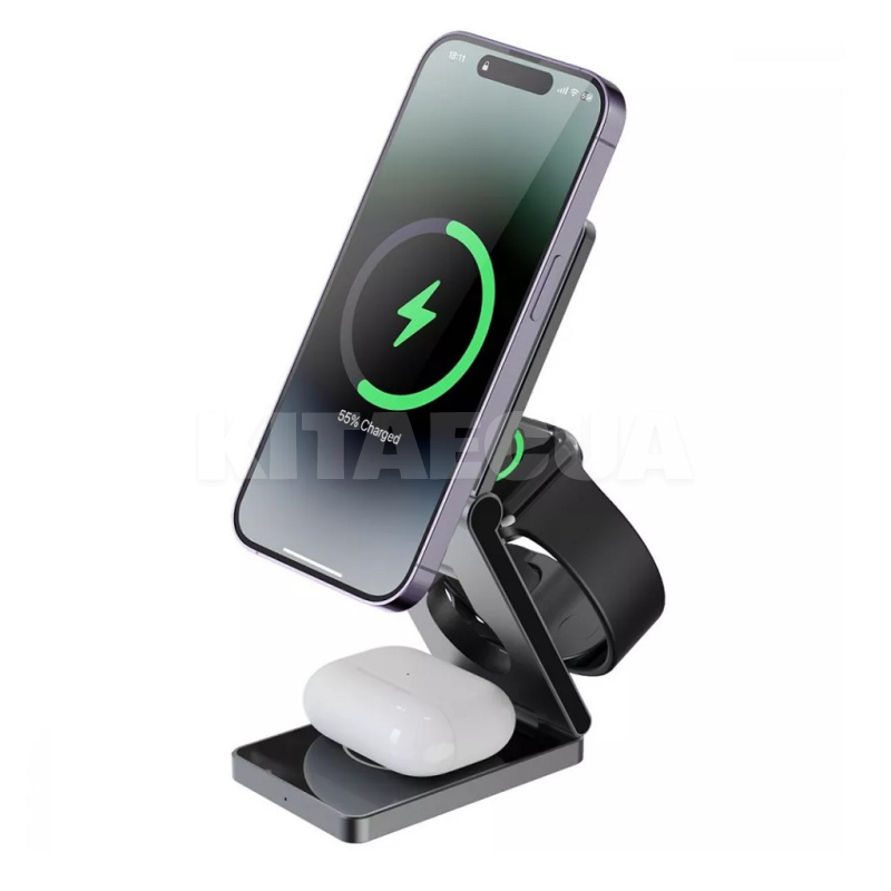 Бездротовий зарядний пристрій 3in1 Type-C Titan Volt PROOVE (557720010) - 8