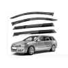 Дефлекторы окон (ветровики) на Opel Astra H (2004-2009) 4 шт. AV-TUNING (VO11704)