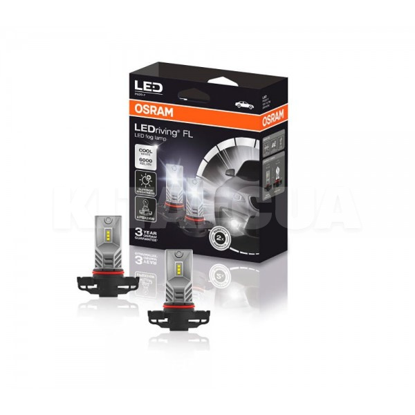 LED лампа для авто LEDriving FL PSX24W 8.2W 6000K (комплект) Osram (2604CW)