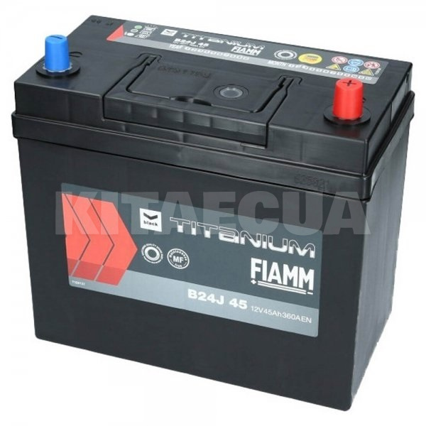 Автомобільний акумулятор Titanium Black 45Ач 360А "+" праворуч FIAMM (7905172)