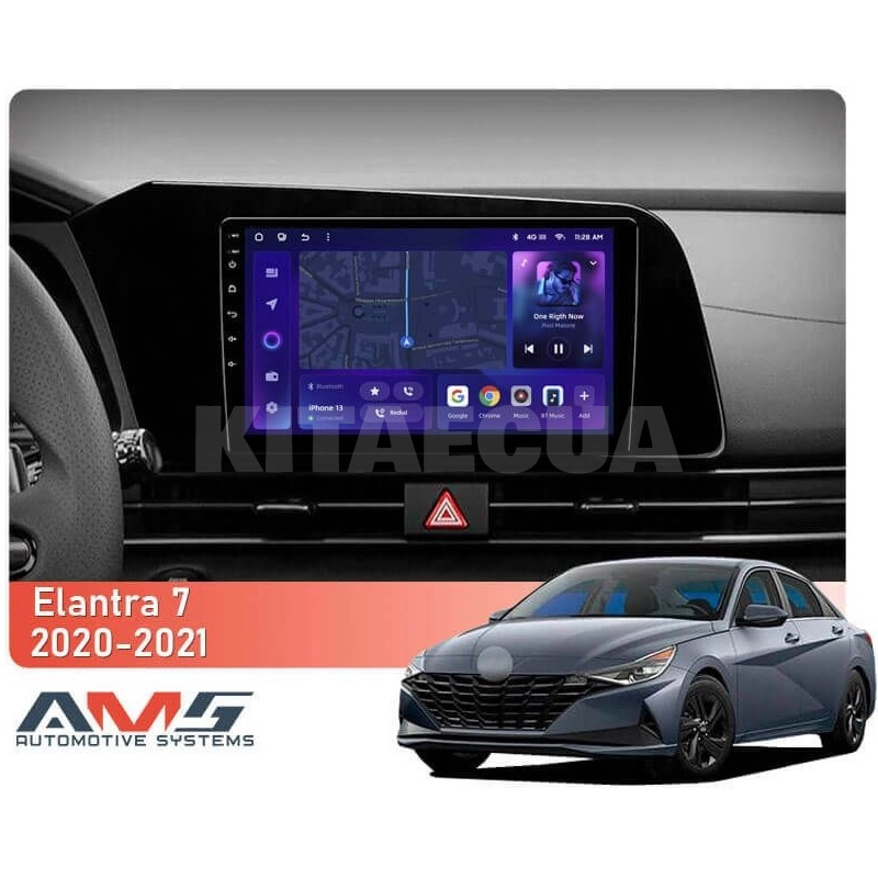 Штатна магнітола MOSS M3 4+32 ГБ 9" Hyundai Elantra 7 CN7 (ZYJ) 2020-2021 AMS (49982) - 2