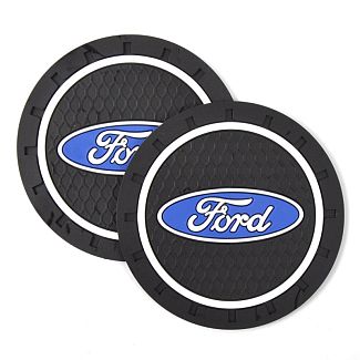Коврики антискользящие в подстаканник 7 см Ford (2шт.) 