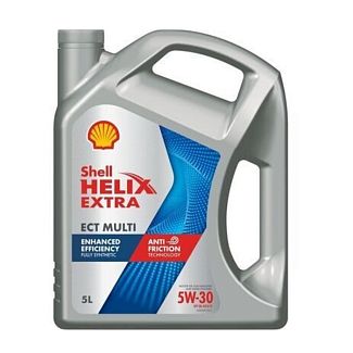 Масло моторное синтетическое 5л 5W-30 Helix Extra ECT Multi SHELL