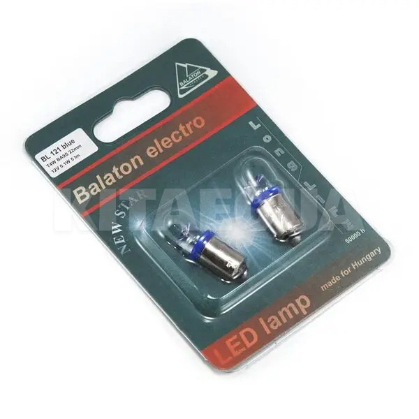 LED лампа для авто BL-121 BA9S 0.1W (комплект) BALATON (131240) - 2