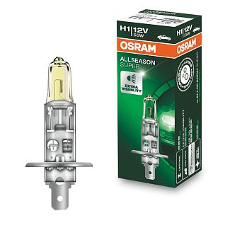 Галогенна лампа H1 55W 12V All Season Super Osram