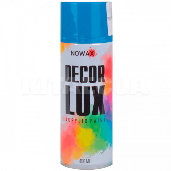 Краска синяя 450мл акриловая Decor Lux NOWAX (NX48033)