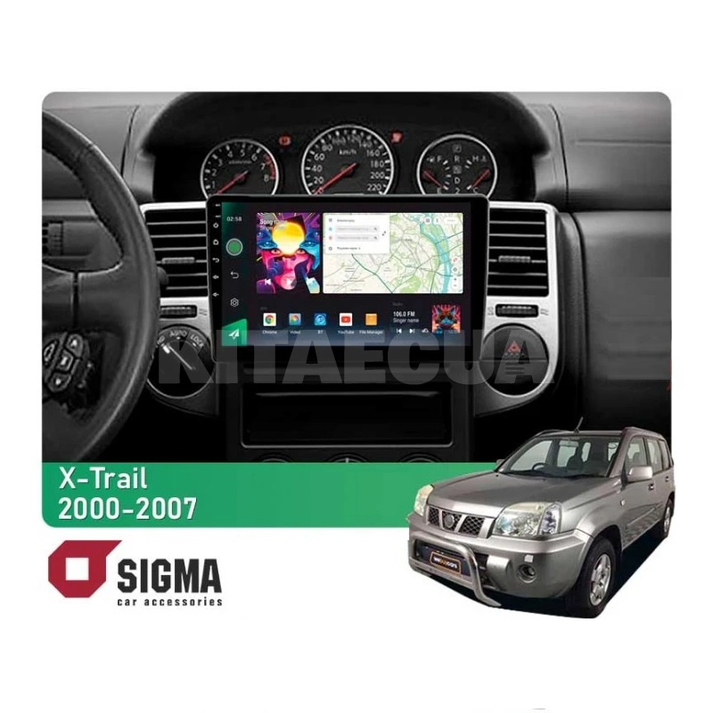 Штатная магнитола PRO 10464 4+64 Gb 10 Nissan X-Trail 1 T30 2000-2007 SIGMA4car (40143)