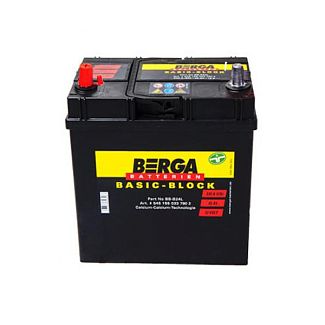 Аккумулятор автомобильный 45Ач 330А "+" слева BERGA