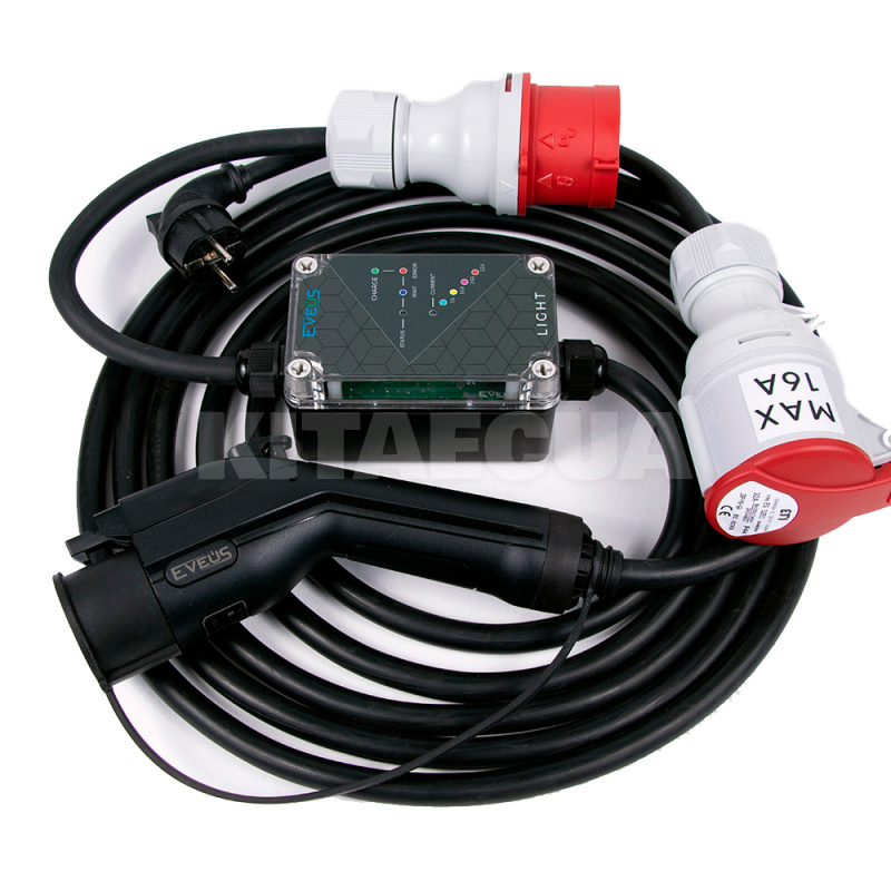 Заряджання для електромобіля 7.4 кВт 32А 1-фаза type 1 (американське авто) Light EVEUS (M32 T1 Light)