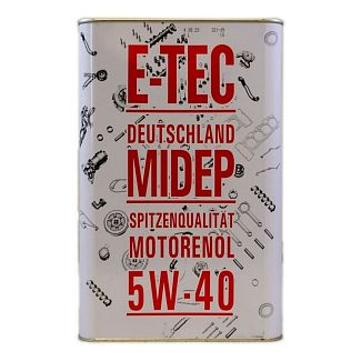 Масло моторное синтетическое 4л 5w-40 evo E-TEC