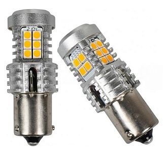 Светодиодная лампа U24 12V P21W 2200K (компл.) AMS
