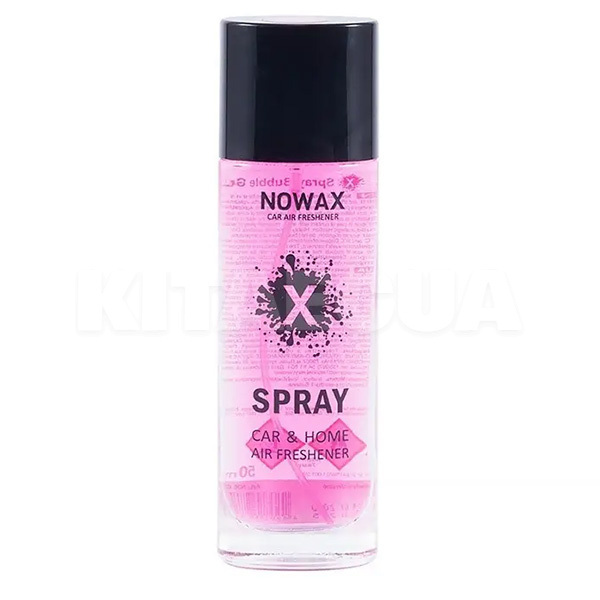 Ароматизатор "жвачка" 50мл X Spray Bubble Gum NOWAX (NX07756)