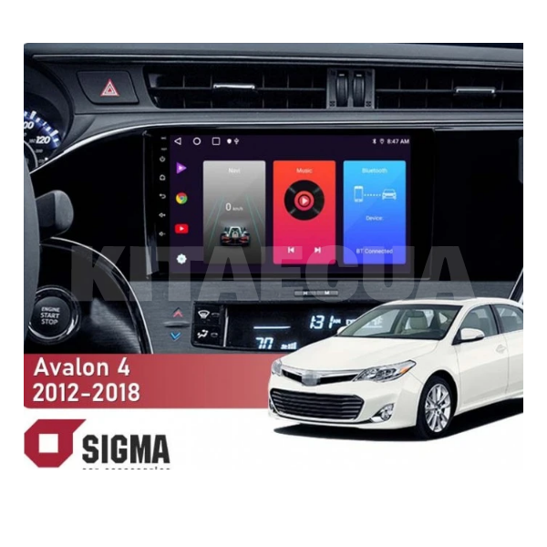 Штатная магнитола F9216 2+32 Gb 9" Toyota Avalon 2012-2018 SIGMA4car (30564) - 2