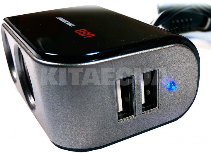 Разветвитель прикуривателя 2в1 + USB с удлинителем PULSO (UNI SC-2069) - 3