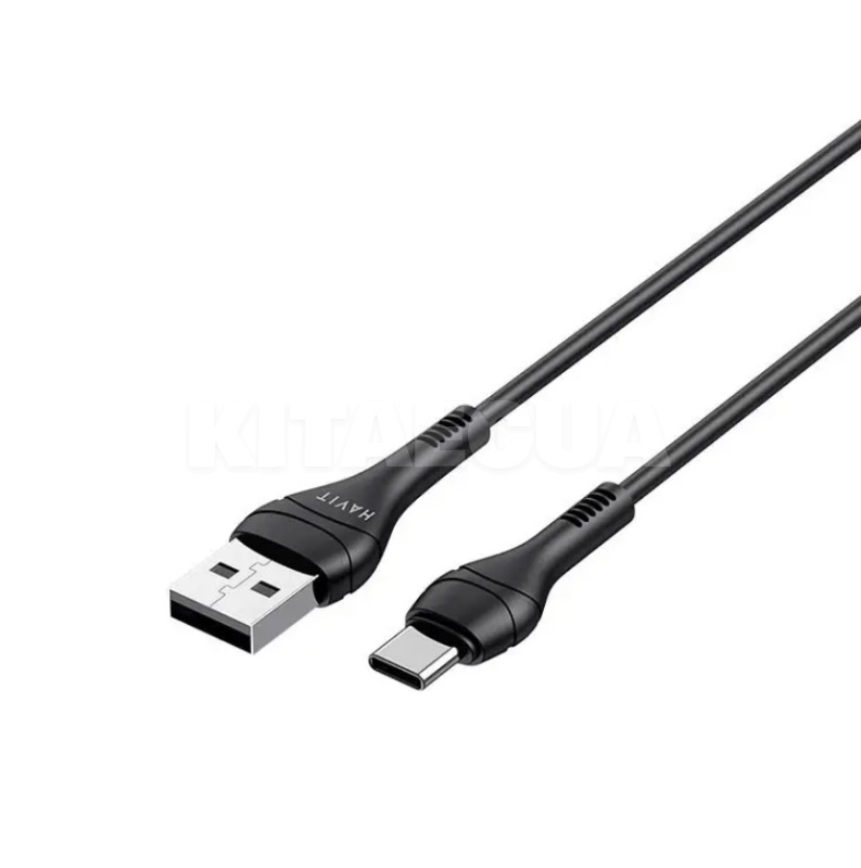Кабель USB Type-C 1м чорний HAVIT (HV-CB6161)