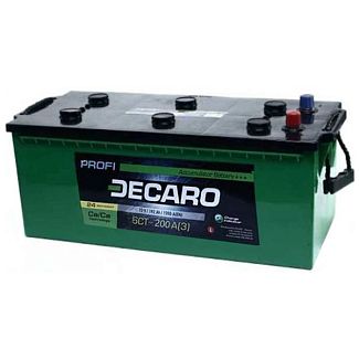 Аккумулятор автомобильный Profi 200Ач 1450А "+" слева DECARO