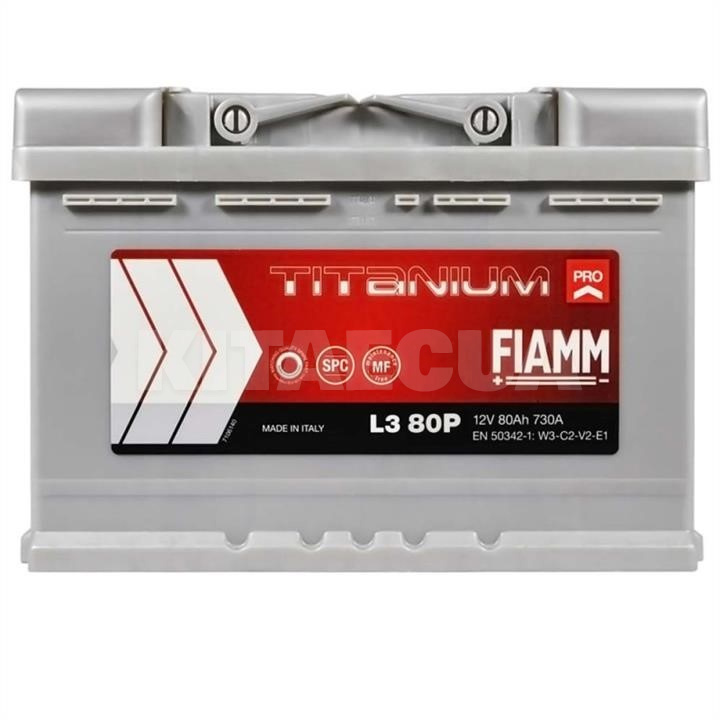 Автомобільний акумулятор Titanium Pro 80Ач 730А "+" праворуч FIAMM (7905157)
