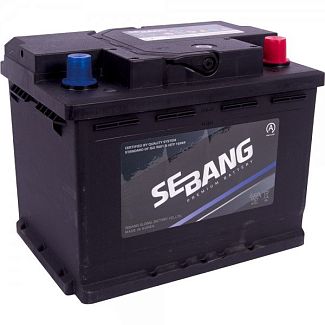 Аккумулятор автомобильный 60Ач 560А "+" справа SEBANG