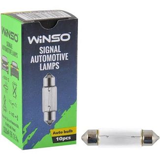 Лампа накаливания 24V C10W 10W SV8.5 T11х41 Winso