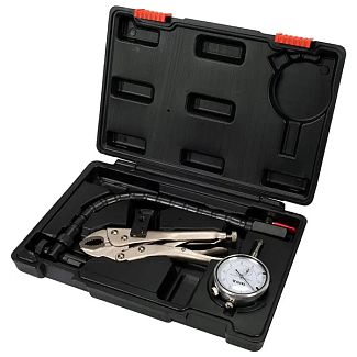 Тестер контролю биття гальмівних дисків в межах до 10 мм, точність- 0,01 мм, компл. 3 елем. [6] YATO