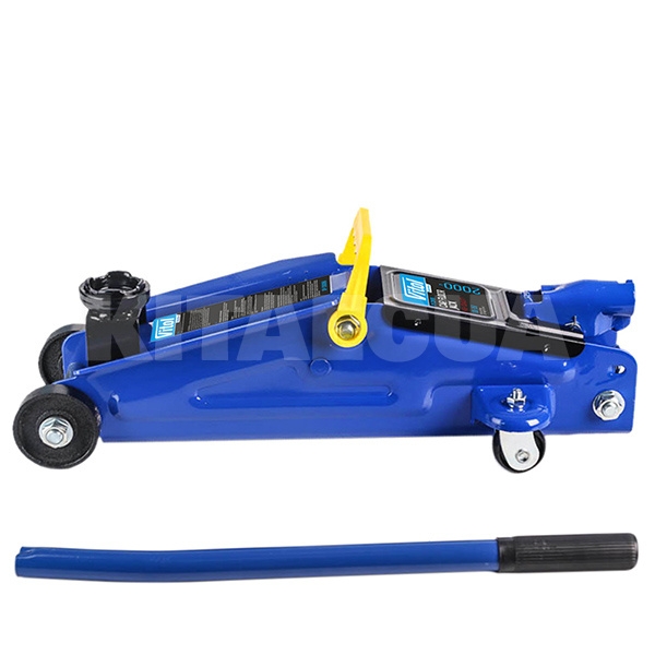 Домкрат гидравлический подкатной до 2т (135мм-335мм) пластиковый кейс VITOL (DP-20009K) - 3