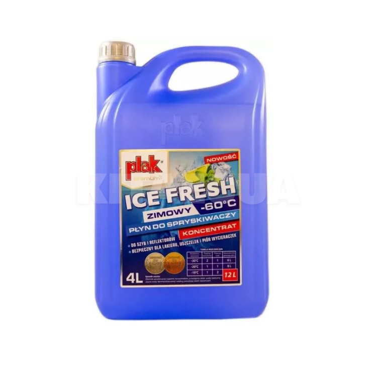 Омыватель-концентрат зимний 4л "лимон" -60°С ATAS (63631)