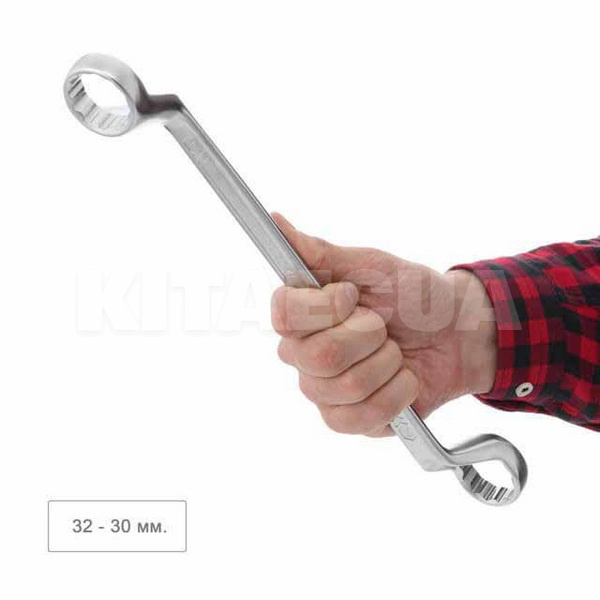 Ключ накидной 30-32 мм Cr-V 12-гранный Intertool (XT-1230) - 3