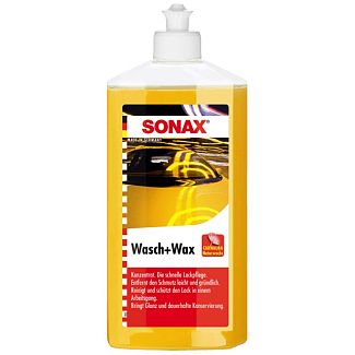 Автошампунь Wasch+Wax 500мол концентрат із воском Sonax