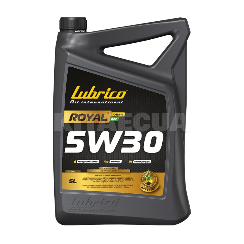 Масло моторное синтетическое 5л 5W-30 TITANIUM GR-6 LUBRICO (L-1008-10100050)