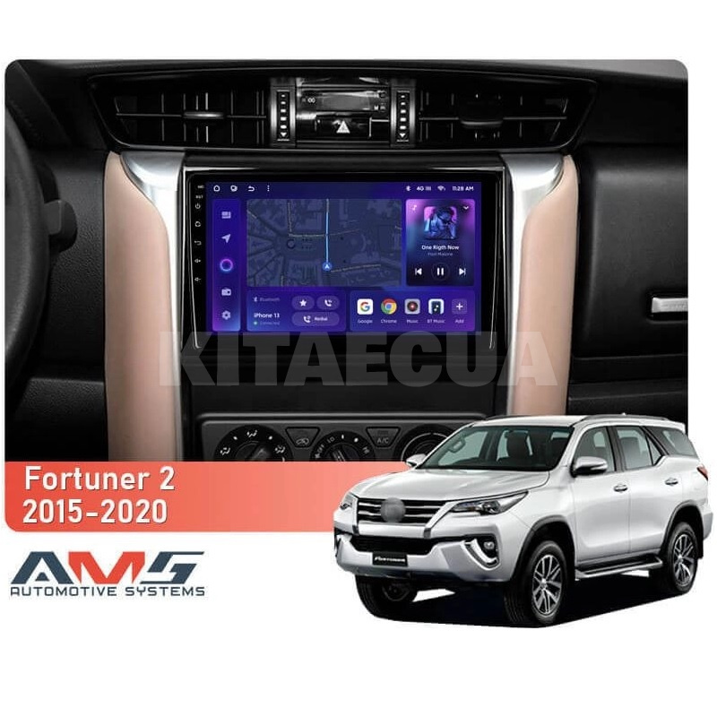 Штатна магнітола MOSS M3 4+32 ГБ 9" Toyota Fortuner 2 2015-2018 AMS (50703) - 4