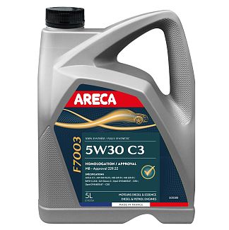 Масло моторное синтетическое 5л 5W-30 F7003 ARECA