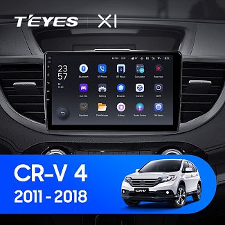 Штатная магнитола X1 2+32Gb 10" Honda CR-V 4 RE 2011-2018 (C) Teyes
