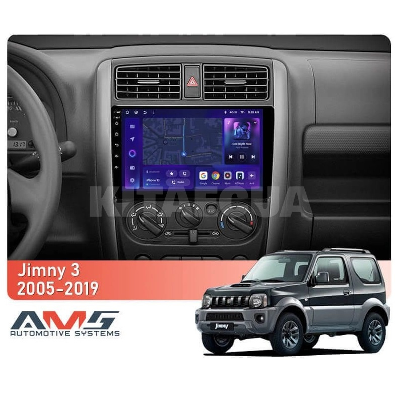 Штатная магнитола MOSS M3 4+32 ГБ 9" Suzuki Jimny 3 2005-2019 AMS (50668) - 2