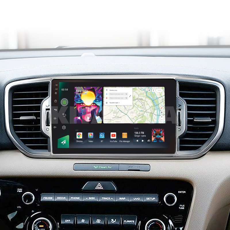 Штатная магнитола PRO 9464 4+64 Gb 9" Kia Sportage 4 QL 2016-2018 SIGMA4car (39745) - 3