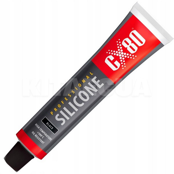 Герметик автомобільний формувач прокладок 80мл Silicone Professional Red Premium червоний CX-80 (80 RD)