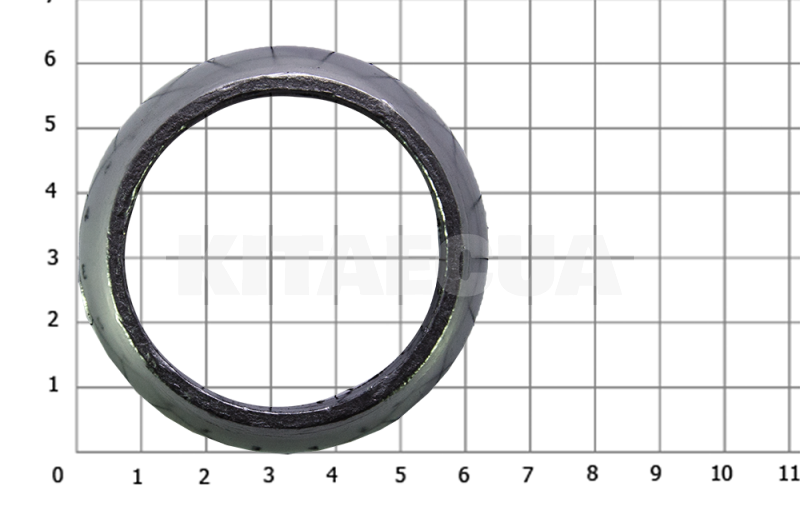 Прокладка приймальної труби (кільце) 51/64 на Geely MK (1016002020) - 4